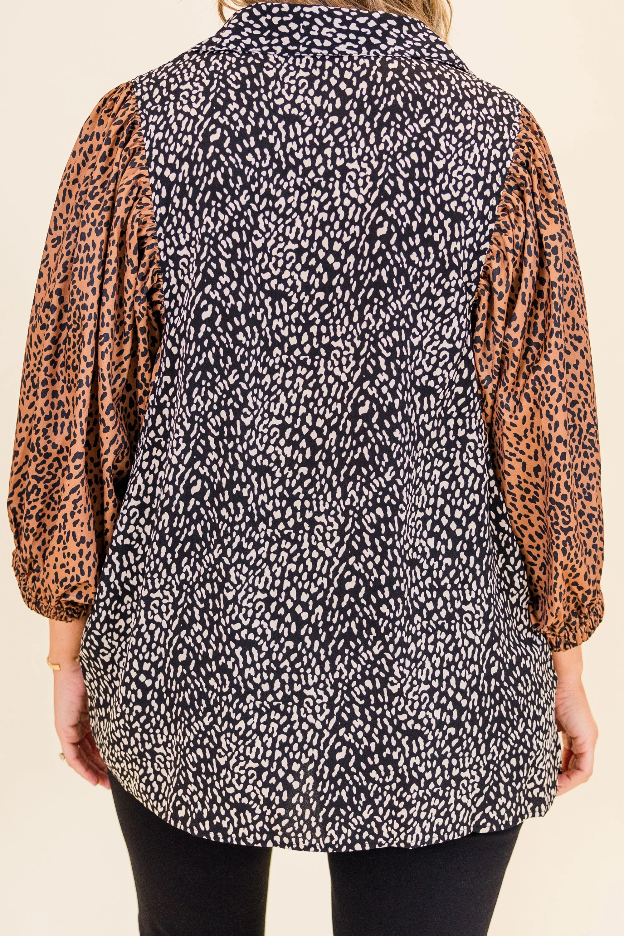The Hold On Tight Blouse, Black