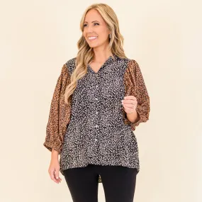 The Hold On Tight Blouse, Black