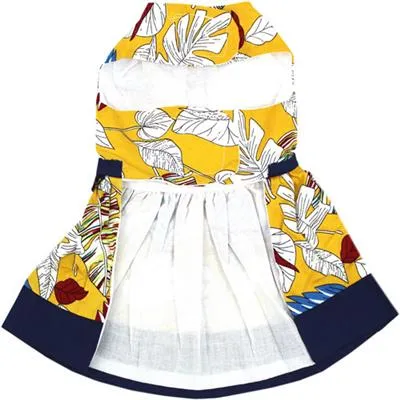 Tribal Leaves Dress - Stylish and Chic Dog Apparel