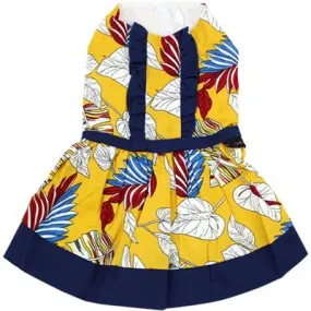Tribal Leaves Dress - Stylish and Chic Dog Apparel