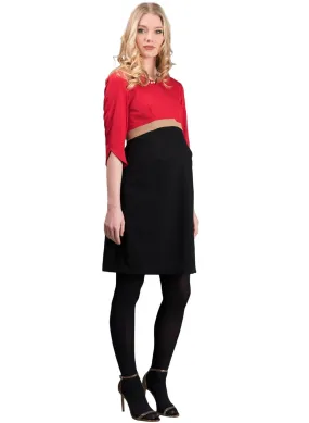 Triple Tone Maternity Dress