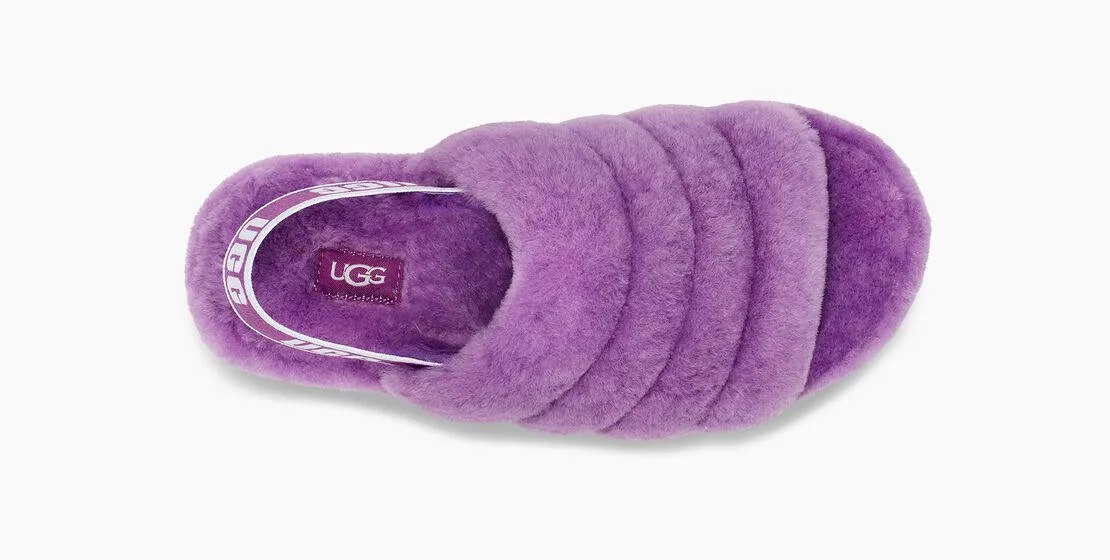 UGG Womens Fluff Yeah Slide Purple Sky