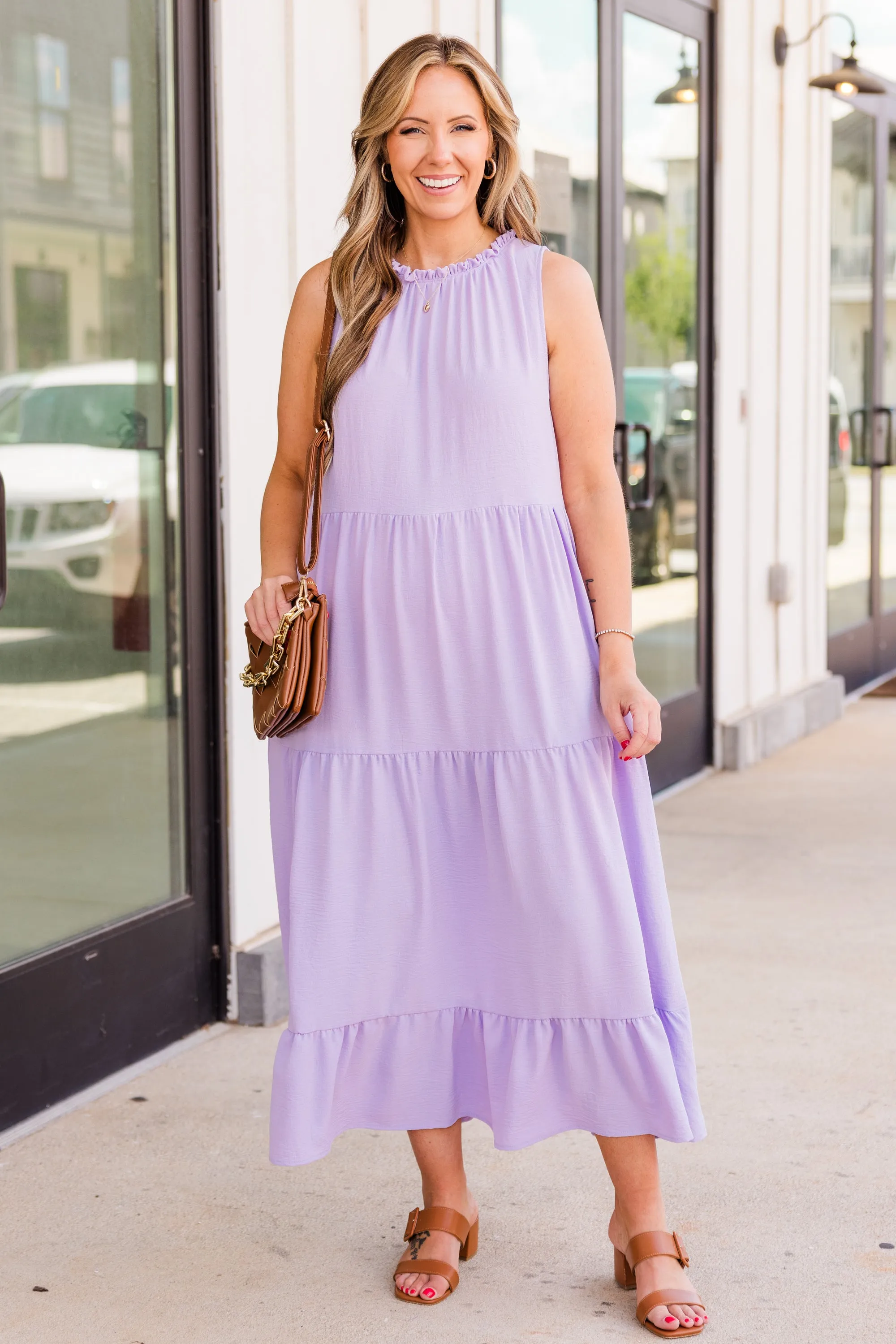 Weekend Wardrobe Maxi Dress, Lavender