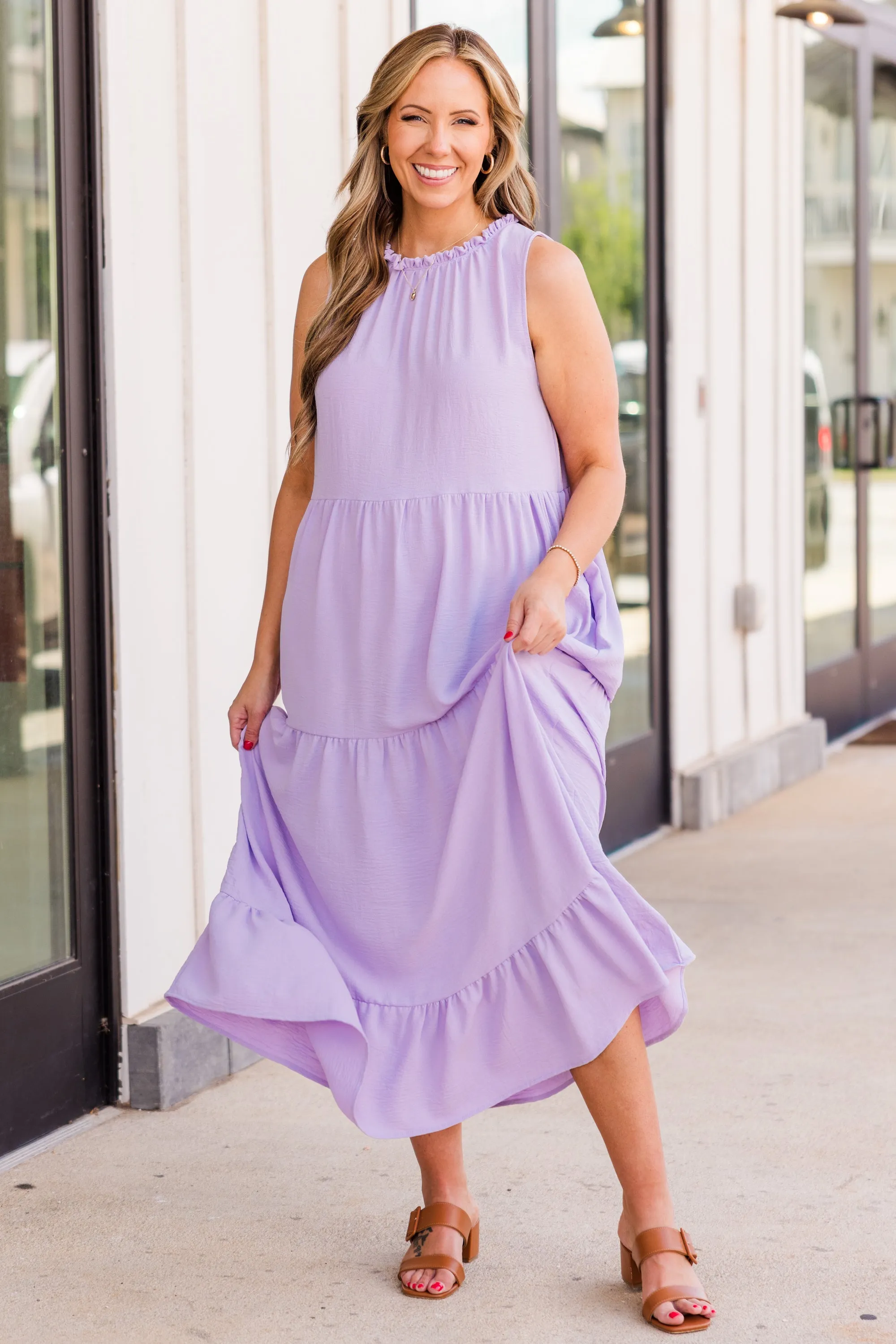 Weekend Wardrobe Maxi Dress, Lavender