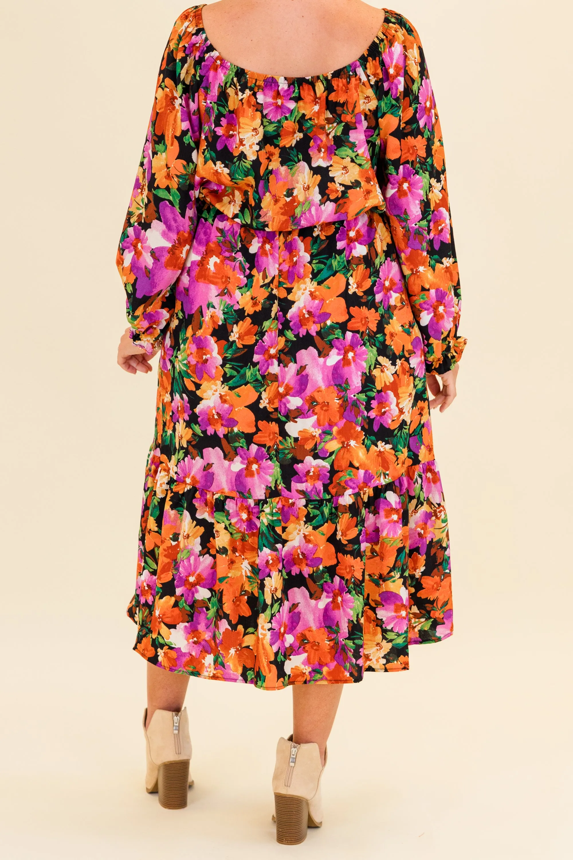 Whispers Of The Wind Dress, Black