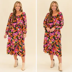 Whispers Of The Wind Dress, Black