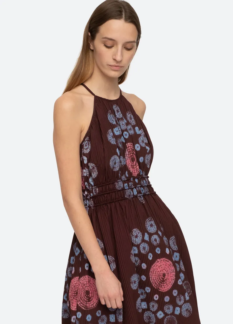 Yana Tie Dye Tank Dress in Rose
