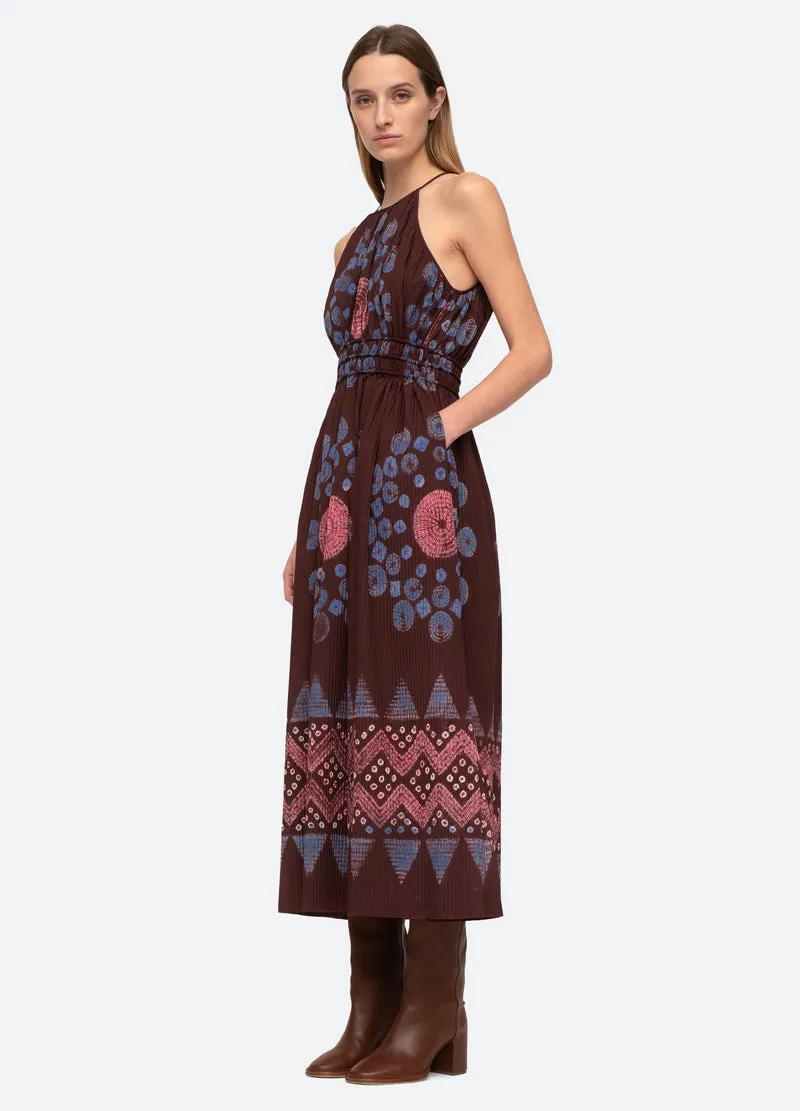 Yana Tie Dye Tank Dress in Rose