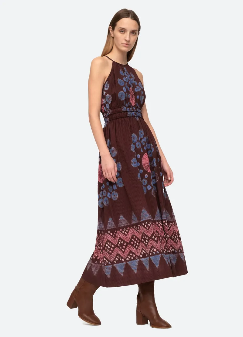 Yana Tie Dye Tank Dress in Rose
