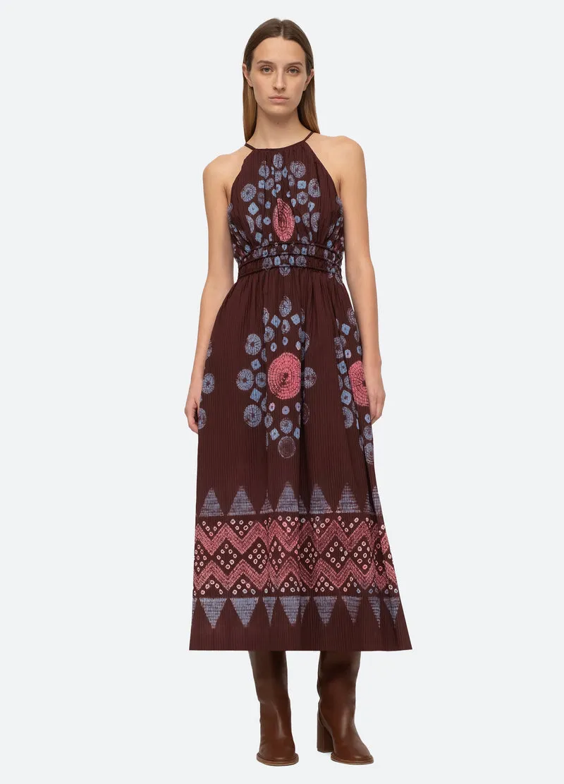 Yana Tie Dye Tank Dress in Rose